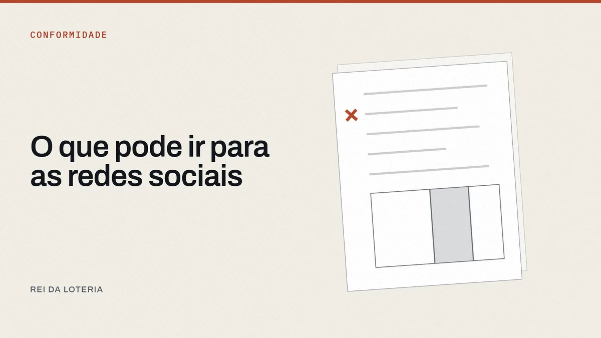Tela de celular com o perfil de Instagram de uma lotérica sendo revisado