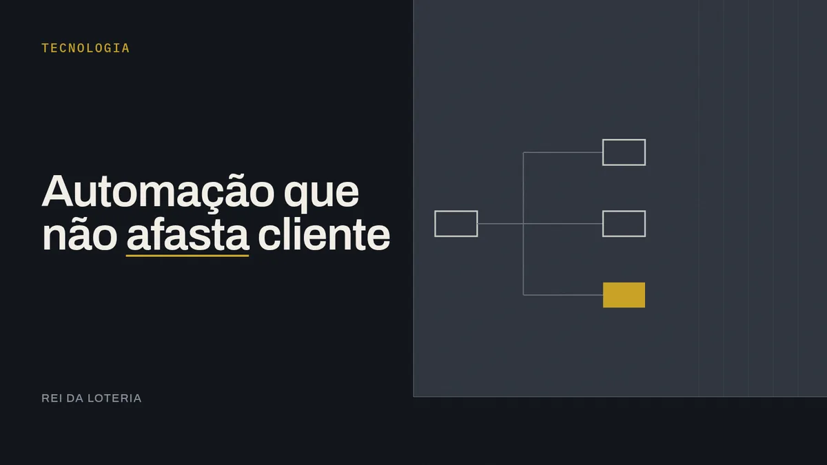 Diagrama de nós com três caminhos e um ponto de saída destacado, representando transferência do bot para atendente